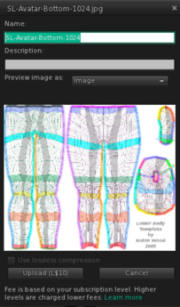 SECOND LIFE UV MAPS visual data 8